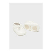 Mayoral Baby Boy White Leather Pram Shoes